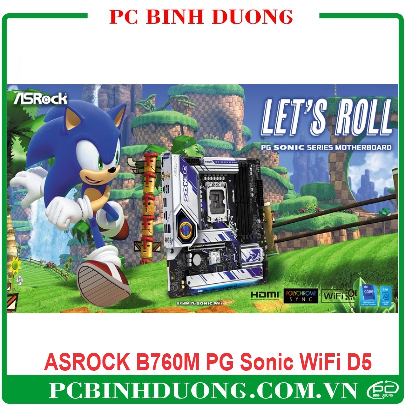 Main Asrock B760M PG Sonic WiFi D5