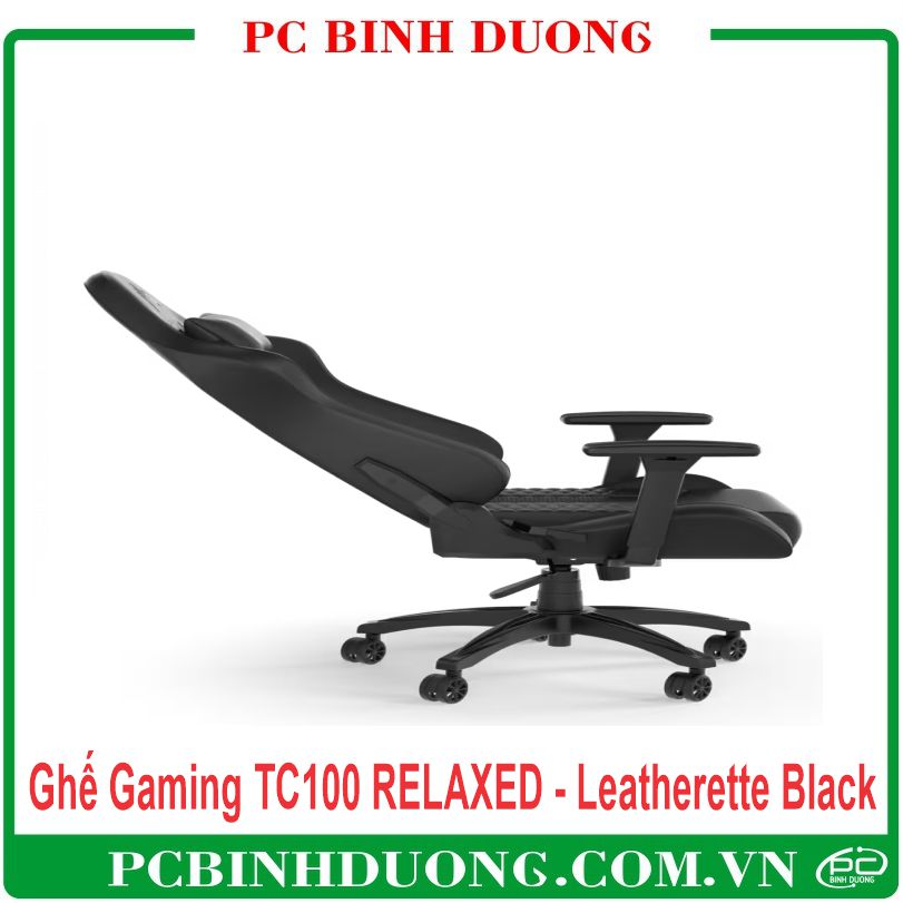 Ghế Gaming Corsair TC100 RELAXED Gaming Chair - Leatherette Black/Black/CF-9010050-WW