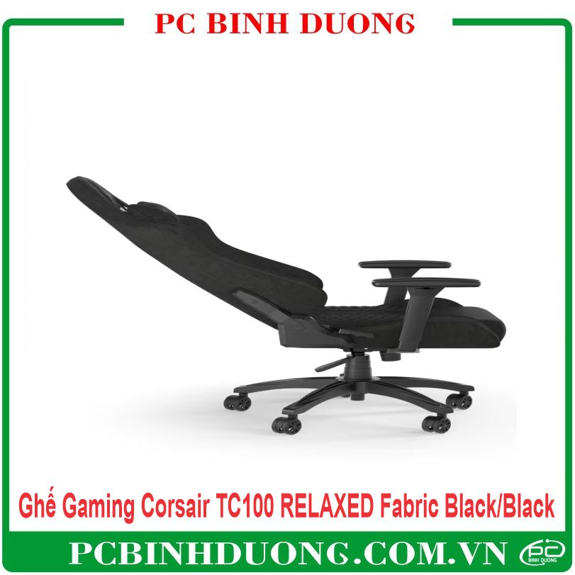  Ghế Gaming Corsair TC100 RELAXED Gaming Chair - Fabric Black/Black/CF-9010051-WW