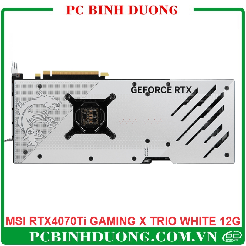 Card màn hình MSI RTX 4070Ti Gaming X Trio White 12G