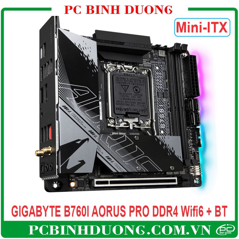 Mainboard GIGABYTE B760I AORUS PRO DDR4 (Mini ITX)