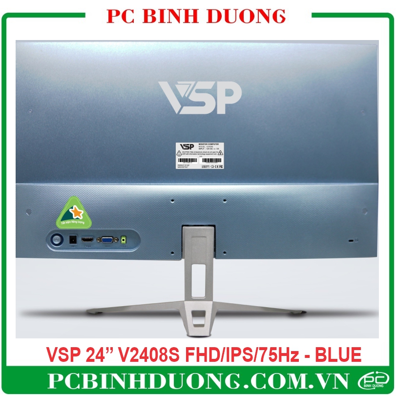 Màn Hình Phẳng VSP 24'' V2408S Slim Bezel Blue FHD/IPS/75Hz