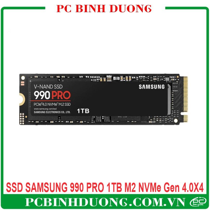 Ổ cứng SSD Samsung 990 PRO 1TB M.2 NVMe M.2 PCIe (Gen4.0 x4 MZ-V9P1T0BW)