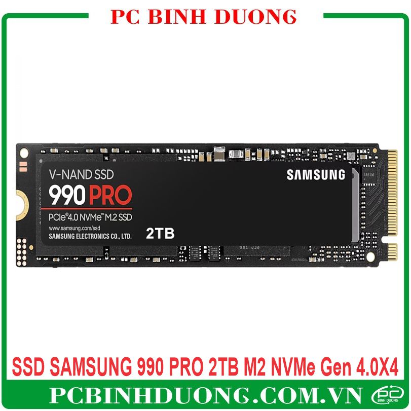 Ổ cứng SSD Samsung 990 PRO 2TB M.2 NVMe M.2 PCIe (Gen4.0 x4 MZ-V9P2T0BW)
