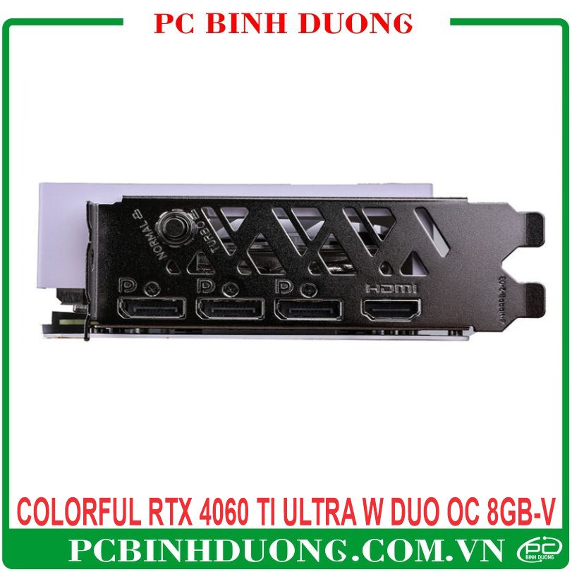 Card màn hình Colorful Igame RTX 4060 Ti Ultra W DUO OC 8Gb-V (GDDR6/128 Bit) - 2 Fan