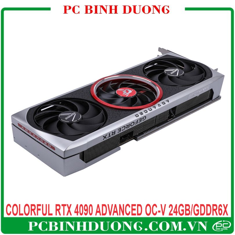 Card màn hình Colorful Igame RTX 4090 Advanced OC-V (24Gb/GDDR6X/384 Bit) - 3 Fan