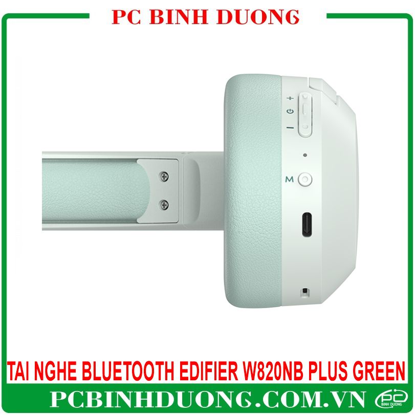 Tai Nghe Over Ear EDIFIER W820NB Plus Màu Xanh Lá (type C - Bluetooth 5.2)