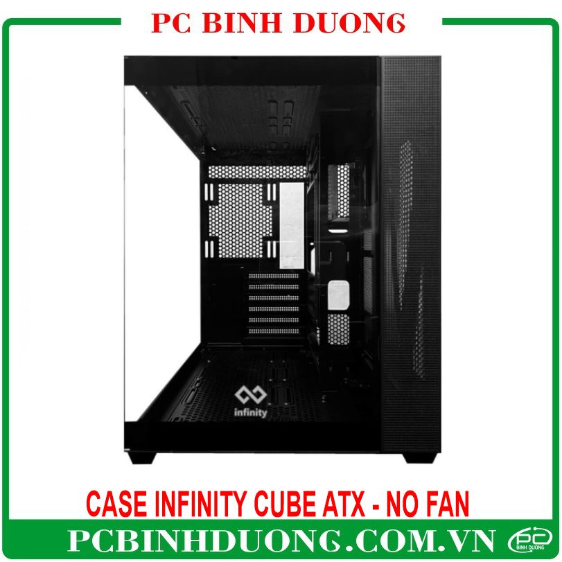 Vỏ Case INFINITY Cube ATX - Hai Mặt Kính Cường Lực Không Kèm Fan