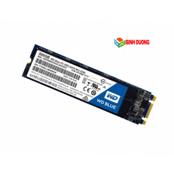 SSD M2 SATA WD 500GB BLUE  M2-2280 ( WDS500G2B0B )