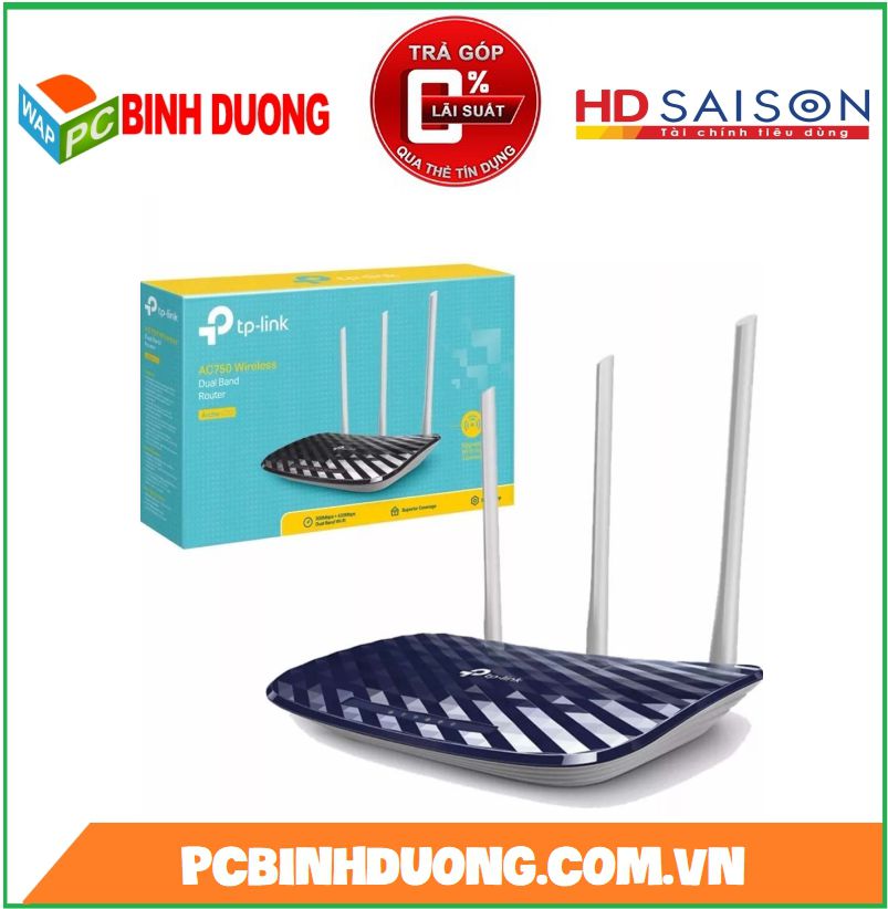 Phát Wifi TP-Link C20 AC750 Băng tầng kép 2.4Ghz/5.0Ghz
