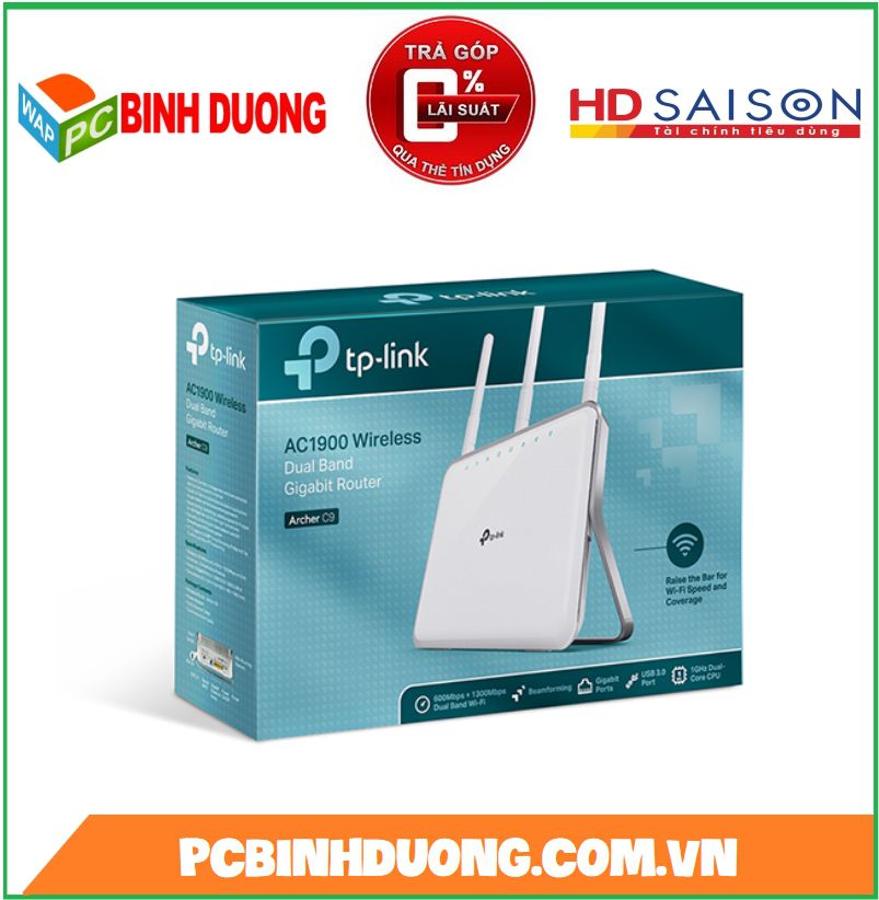 Phát Wifi TP-Link C9 AC1900 Băng tầng kép 2.4Ghz/5.0Ghz