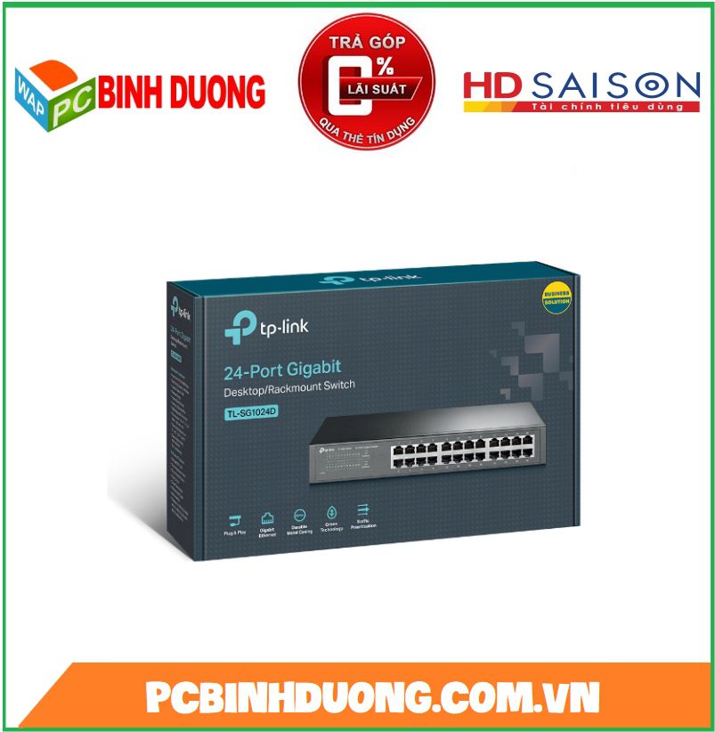 Bộ chia mạng TP-link 24 Cổng TL-SG1024D Gigabit 10/100/1000Mbps