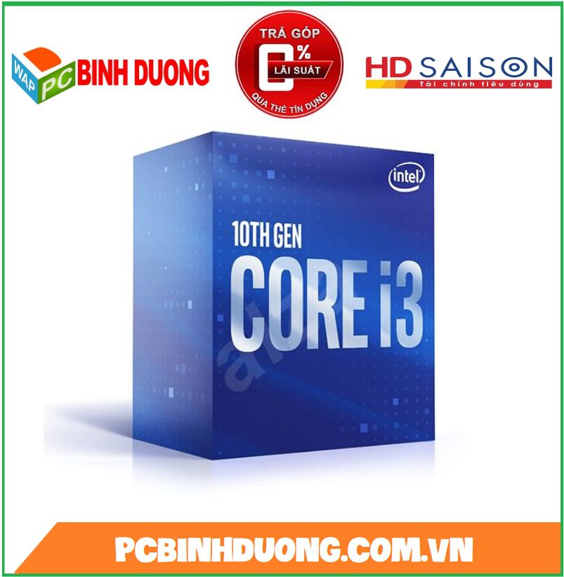 CPU Intel Core I3-10100F (3.6GHz turbo 4.3GHz)-No GPU