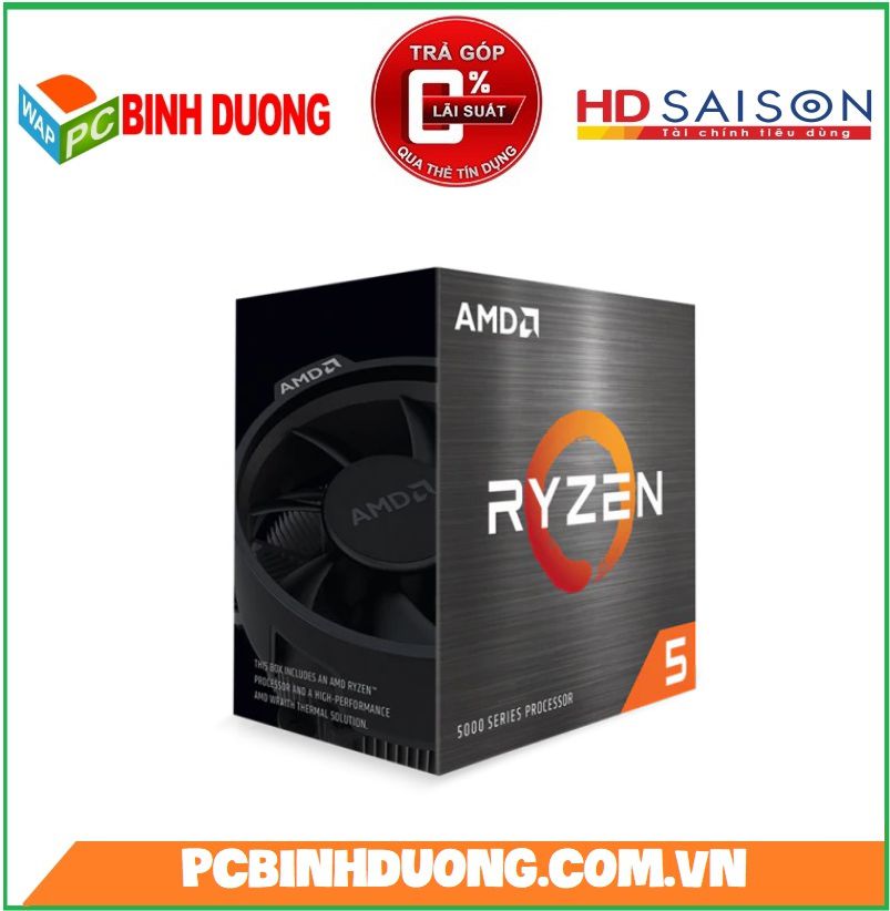 CPU AMD Ryzen 5-5600X ( 3.7Ghz Turbo 4.6Ghz/35Mb/6 Core/12 Threads/65w )