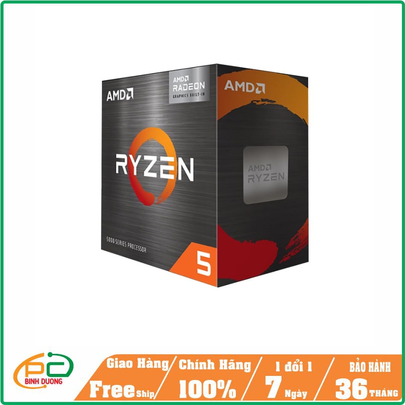 CPU AMD Ryzen 5-5600G (3.9Ghz Turbo 4.4Ghz/19Mb/6 Core/12Thr)