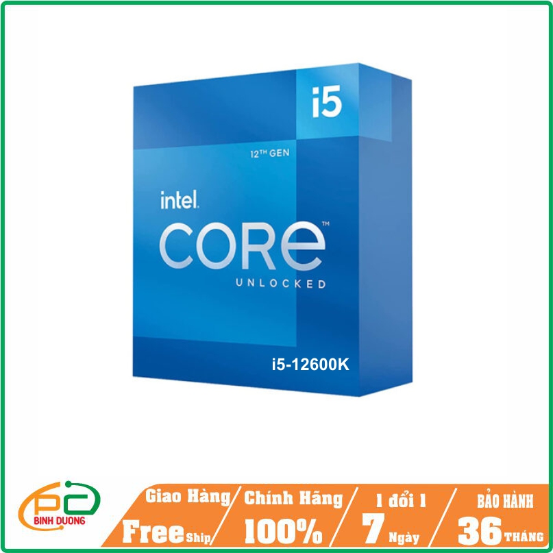 CPU Intel Core I5-12600K (3.7GHz turbo 4.9GHz) Ép Xung