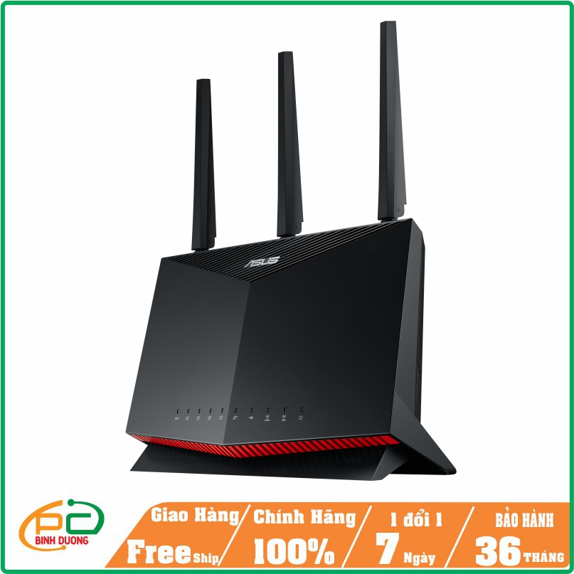 Phát Wifi Gaming Asus RT-AX86U - Wifi 6 AX5700 2 Băng Tần AiMesh