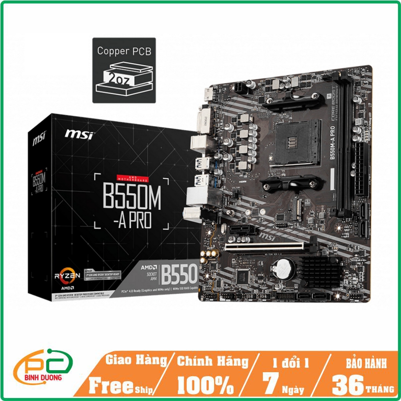 Mainboard MSI B550M-A Pro (AMD - SK AM4)