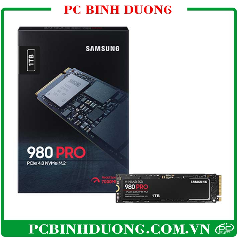 SSD Samsung 980 Pro 1TB NVMe M2 PCIe (Gen 4x4 - MZ-V8P1T0BW) 