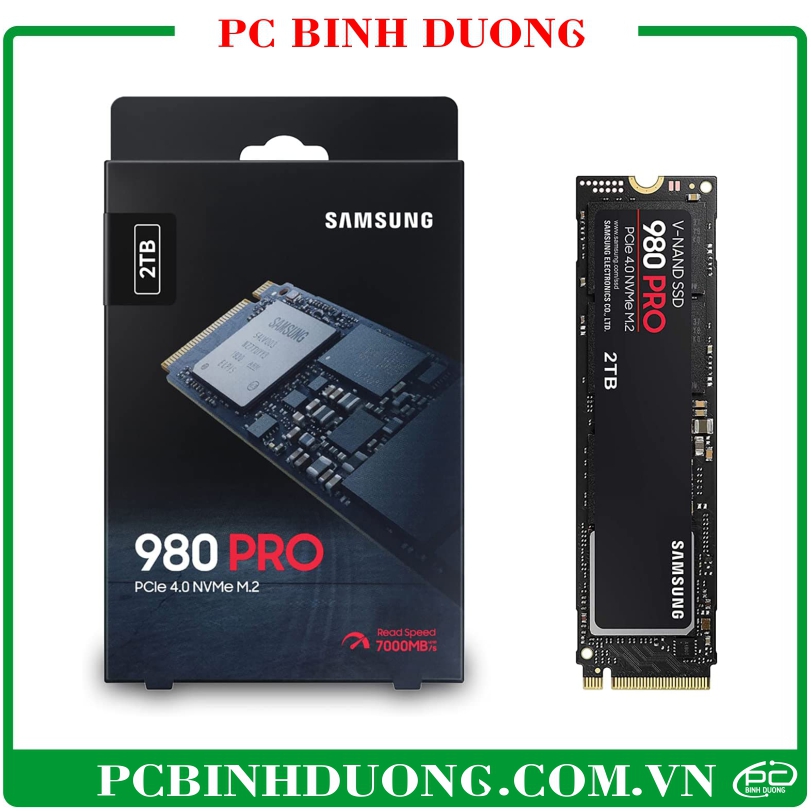 SSD Samsung 980 Pro 2TB NVMe M2 PCIe (Gen 4x4 - MZ-V8P2T0BW)