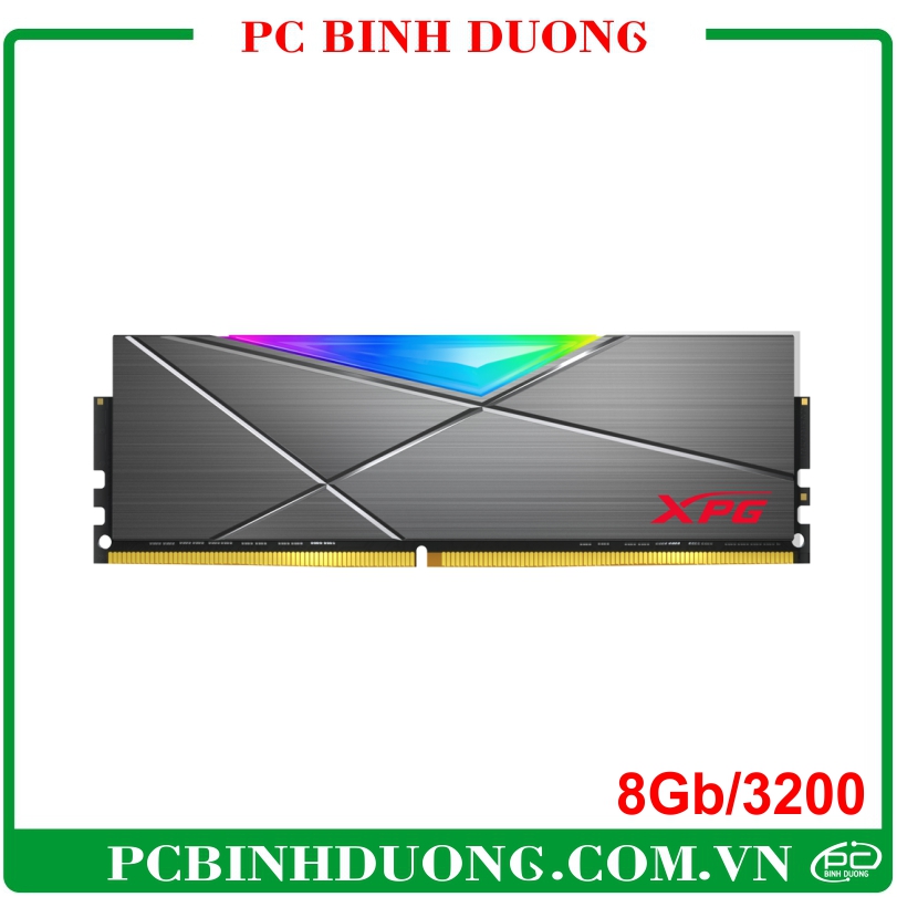 Ram Adata XPG Spectrix D50 RGB 8Gb/3200 (1X8) DDR4 Grey (AX4U320038G16A-ST50)