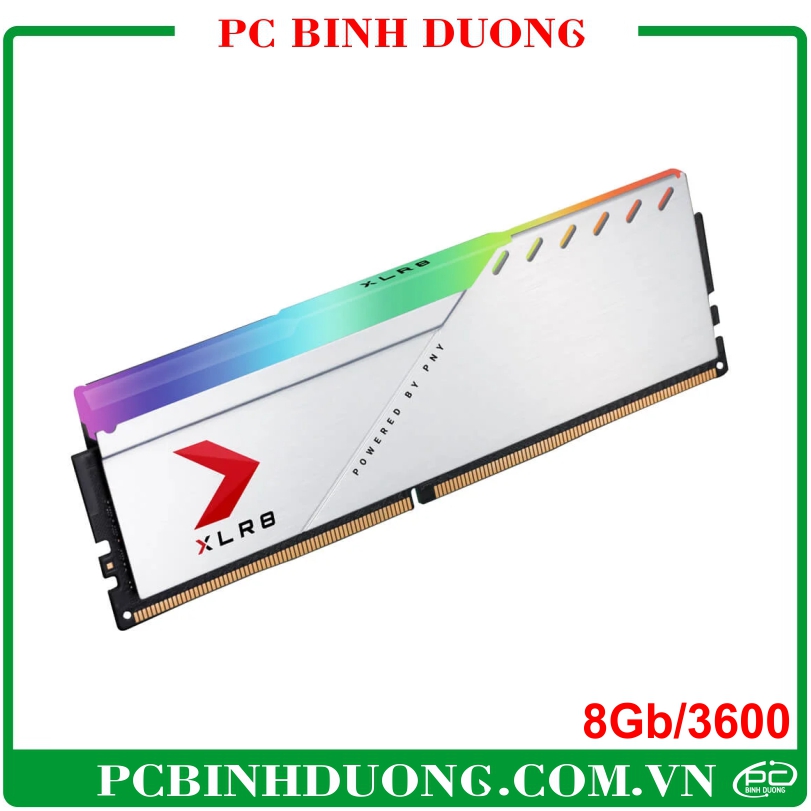 Ram PNY XLR8 Silver 8Gb/3600 DDR4 Led RGB White (1x8Gb)