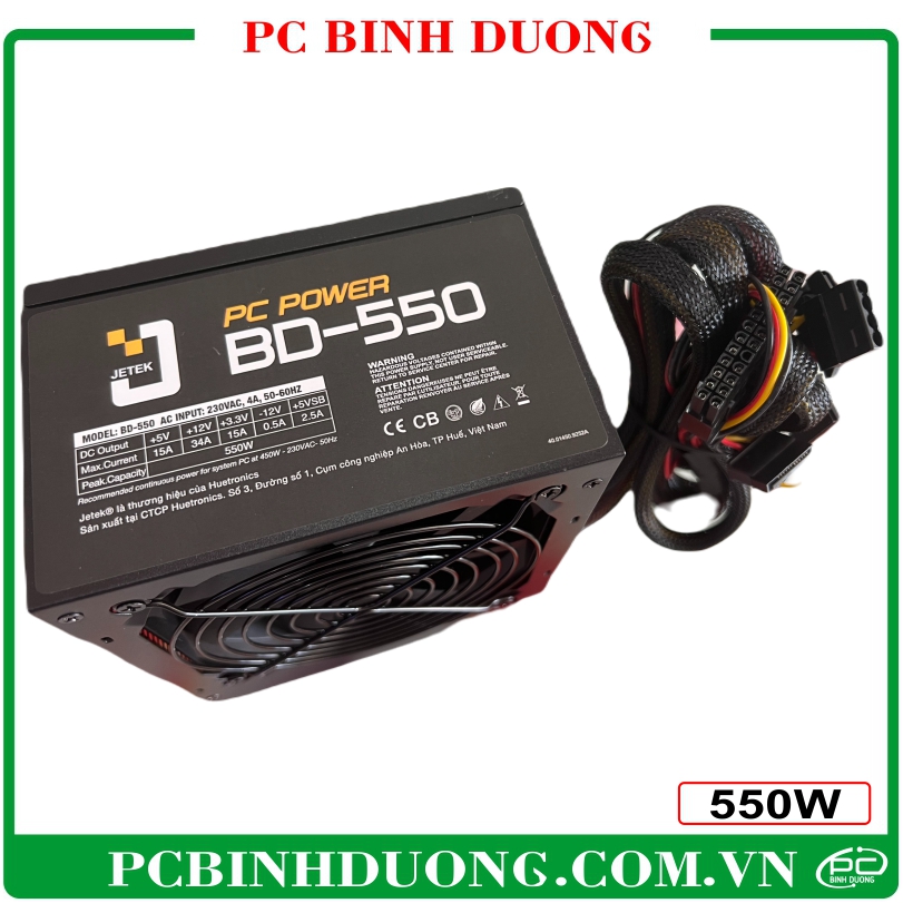 Nguồn Jetek PC Power BD-550 V2 550W