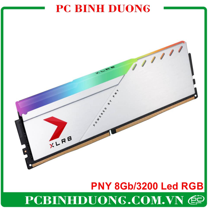 Ram PNY XLR8 Silver 8Gb/3200 DDR4 Led RGB White (1x8Gb)