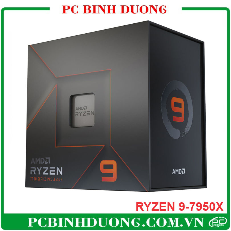 CPU AMD Ryzen 9-7950X (4.5Ghz Turbo 5.7Ghz/81Mb/32 Core/81 Threads/170w ) - AM5