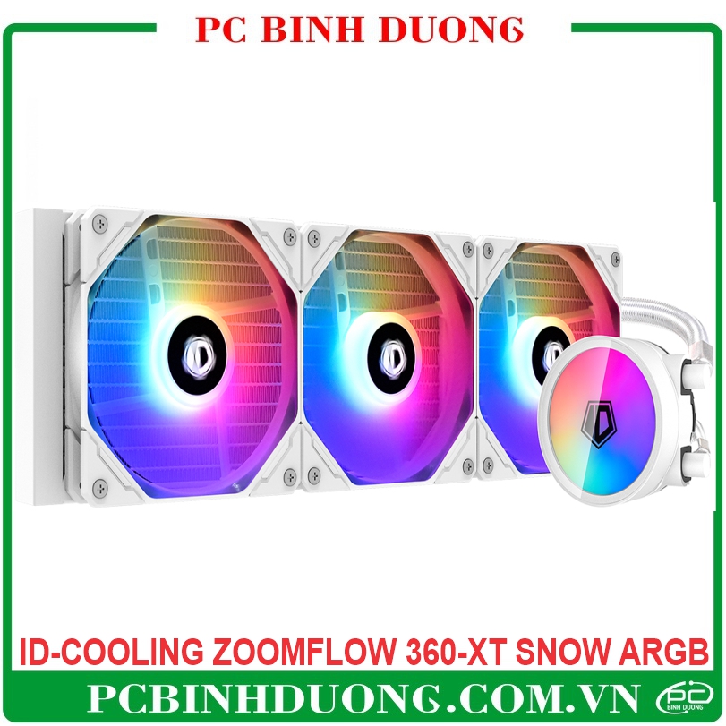 Tản Nhiệt Nước CPU ID-COOLING ZoomFlow 360-XT Snow ARGB - Trắng