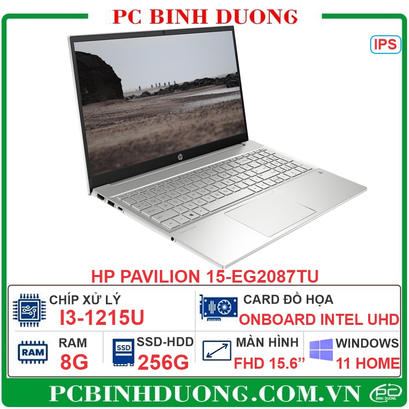 Laptop HP Pavilion 15-EG2087TU (i3-1215U/RAM 8GB/256GB SSD M.2 NVMe/ Windows 11 Home 1.7Kg)