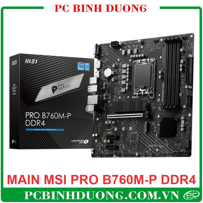 Mainboard MSI Pro B760M-P DDR4