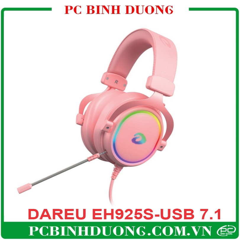 Tai Nghe Dareu EH925S Pink USB 7.1 Led RGB