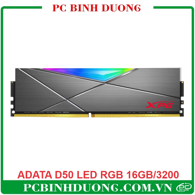 Ram Adata XPG Spectrix D50 Led RGB 16Gb/3200 (1X16) DDR4 Grey