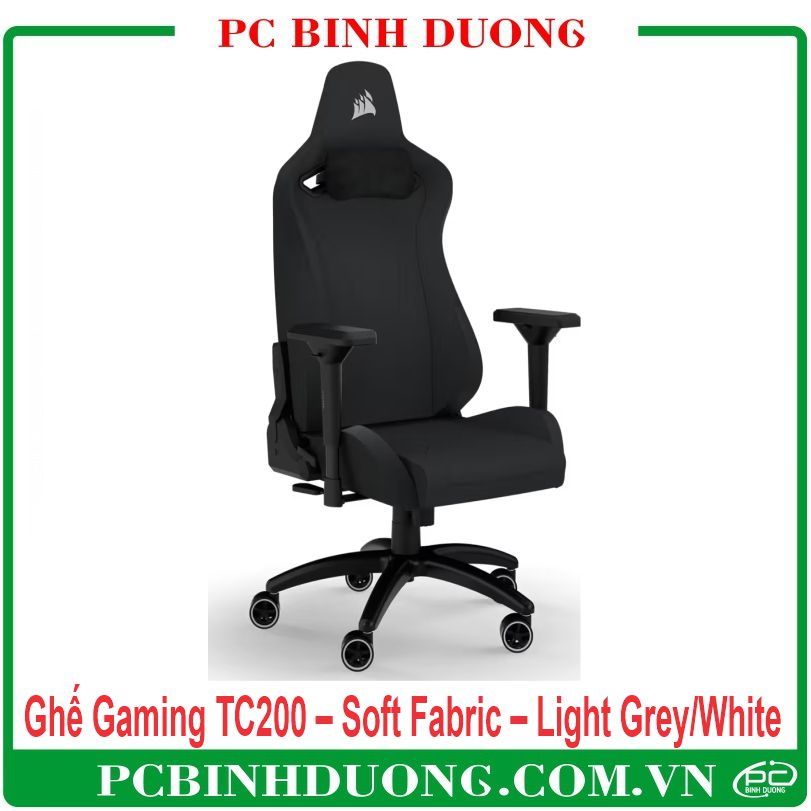 Ghế Gaming Corsair TC200 Gaming Chair – Soft Fabric – Black/Black/CF-9010049-WW