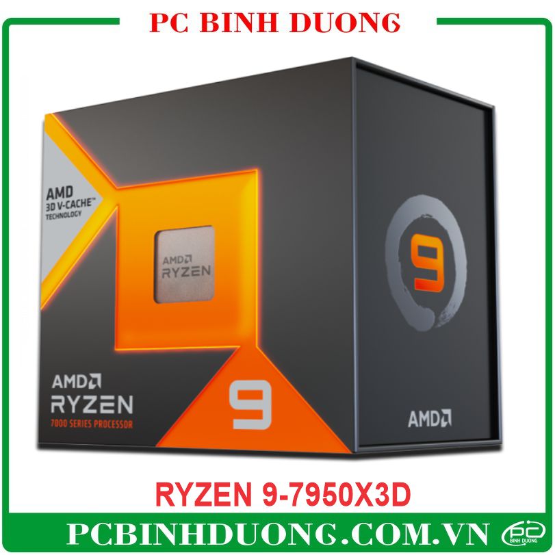 CPU AMD Ryzen 9-7950X3D (4.2Ghz Turbo 5.7Ghz/144Mb/16 Cores/36 Threads/120W) - AM5