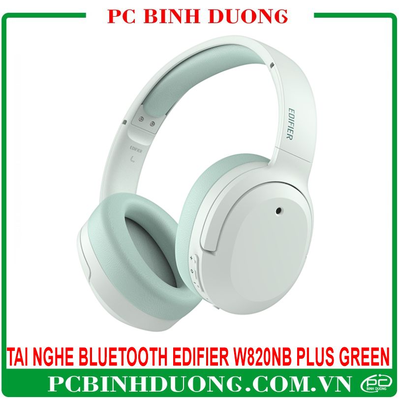 Tai Nghe Over Ear EDIFIER W820NB Plus Green (type C - Bluetooth 5.2)