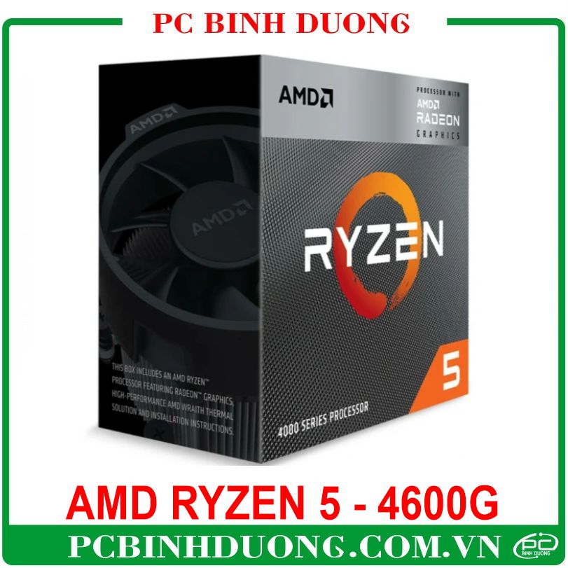 CPU AMD Ryzen 5-4600G (3.7Ghz Boost 4.2Ghz/6 Nhân 12 Luồng/11Mb) - AM4