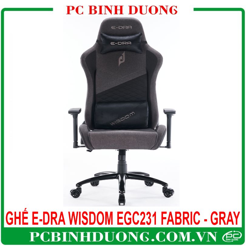 Ghế Gaming E-Dra Wisdom EGC231 Fabric Màu Xám