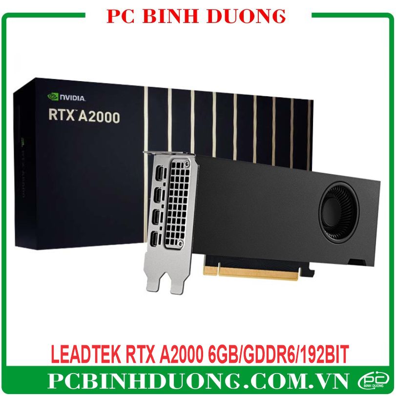  Card Màn Hình Leadtek Nvidia RTX A2000 6GB/GDDR6/192 Bit) - 1 Fan