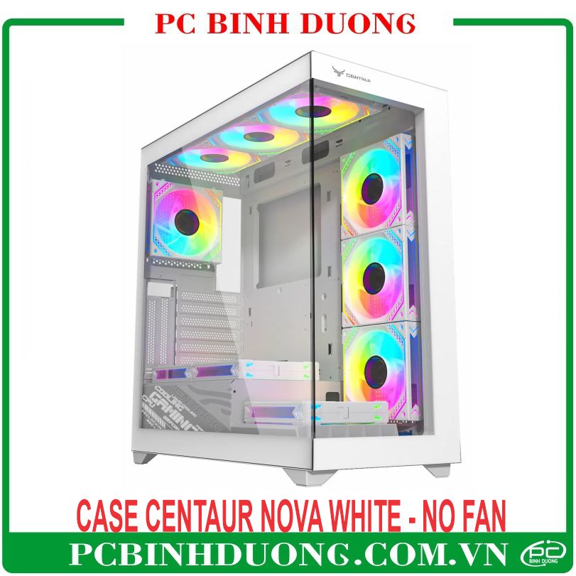 Case CENTAUR NOVA WHITE ( ATX/M-ATX/Mini-ITX) - No Fan