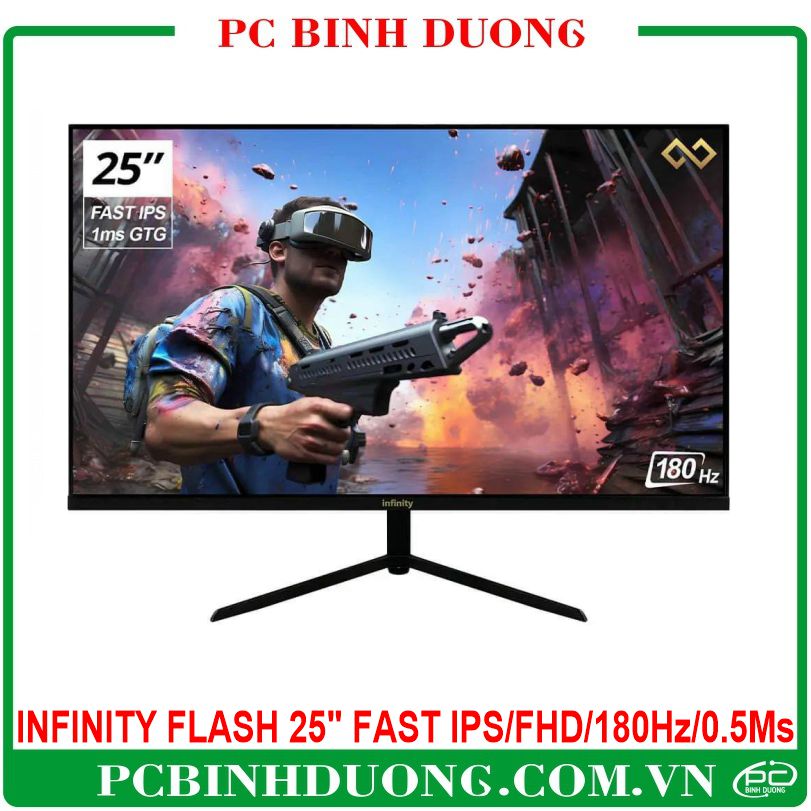Màn Hình Phẳng INFINITY 25" Infinity Flash fast IPS/FHD/180Hz/0.5Ms