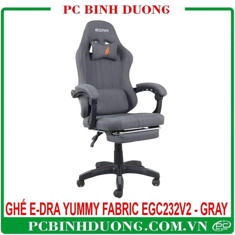 Ghế Gaming E-Dra Yummy Fabric EGC232V2 - Gray
