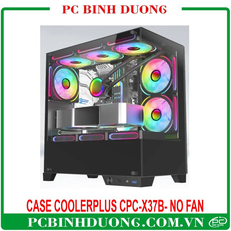 Case COOLERPLUS CPC-X37B (ATX, Micro ATX, Mini ITX) - No Fan