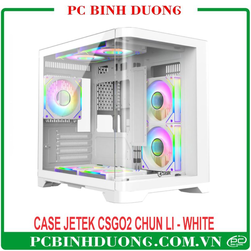 Case JETEK CSGO2 Chun Li White (Micro ATX, Mini-ITX) 