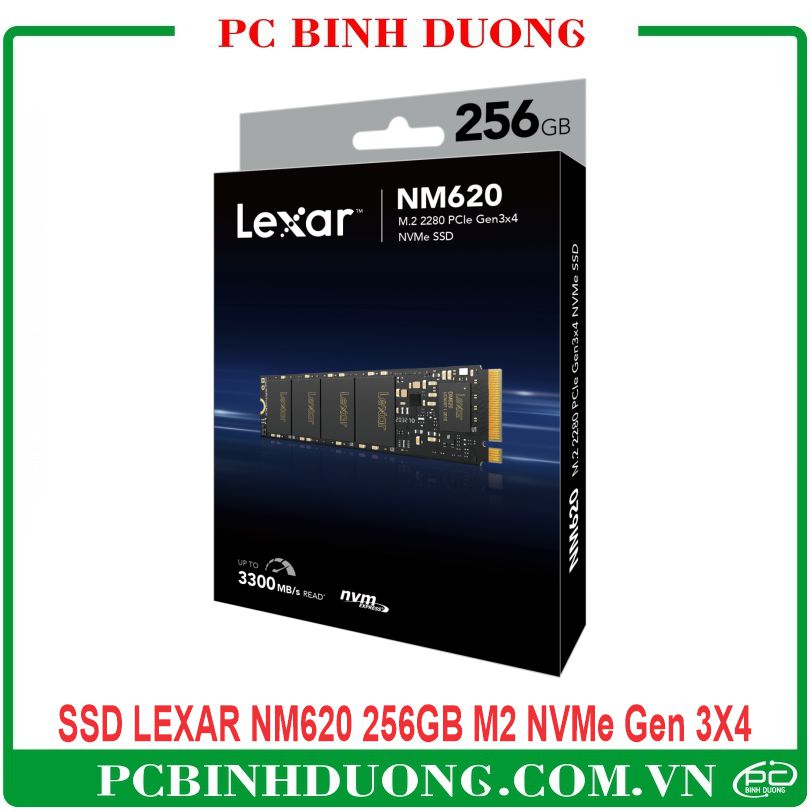 Ổ cứng SSD Lexar NM620 256GB M.2 2280 PCIe (Gen 3x4)