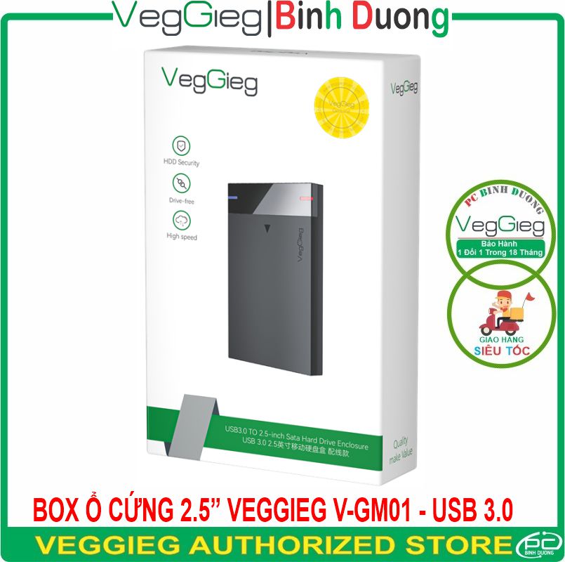 Box Ổ Cứng 2.5" VegGieg V-GM01 USB 3.0