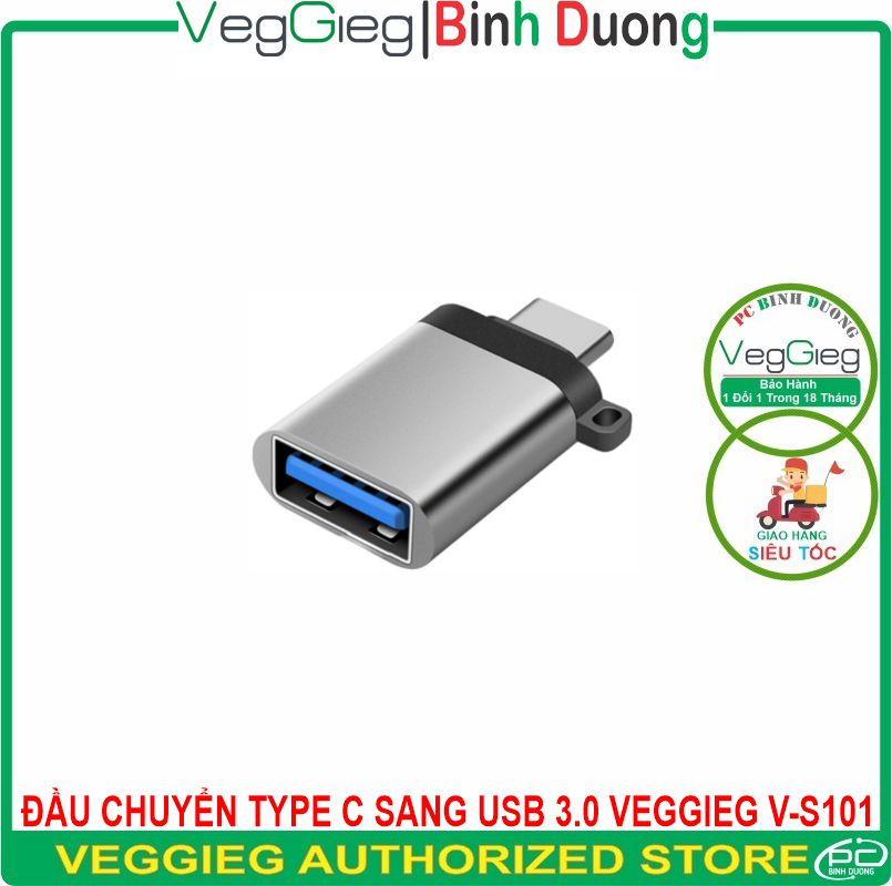 Đầu Chuyển Type C Sang USB 3.0 Veggieg V-S101