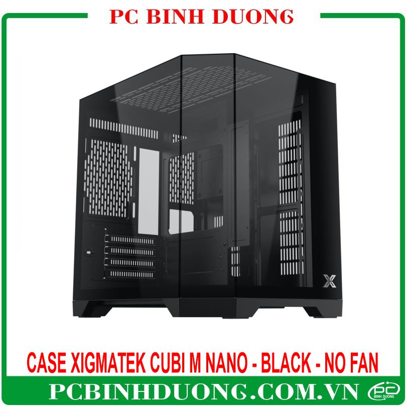 Vỏ Case XIGMATEK CUBI M NANO (M-ATX/ITX) Màu Đen (EN44953)  - No Fan