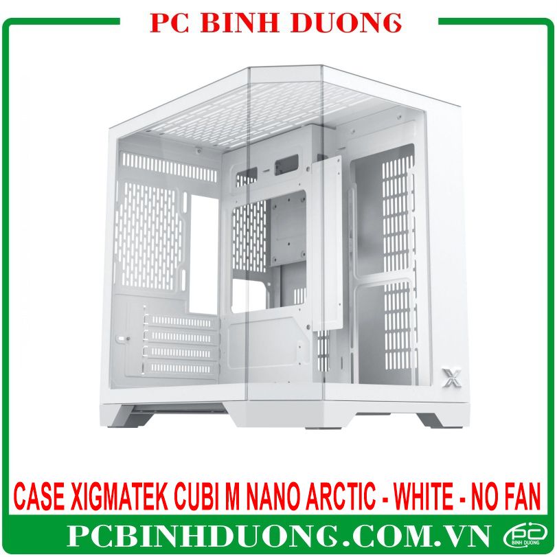 Vỏ Case XIGMATEK CUBI M NANO  ARTIC (M-ATX/ITX) Màu Trắng (EN44960) - No Fan